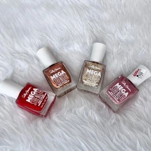 New Sally Hansen Mega Strength Nail Polish Bundle 017/019/030/040